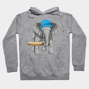 Elephant Cricket Cricket bat Hoodie